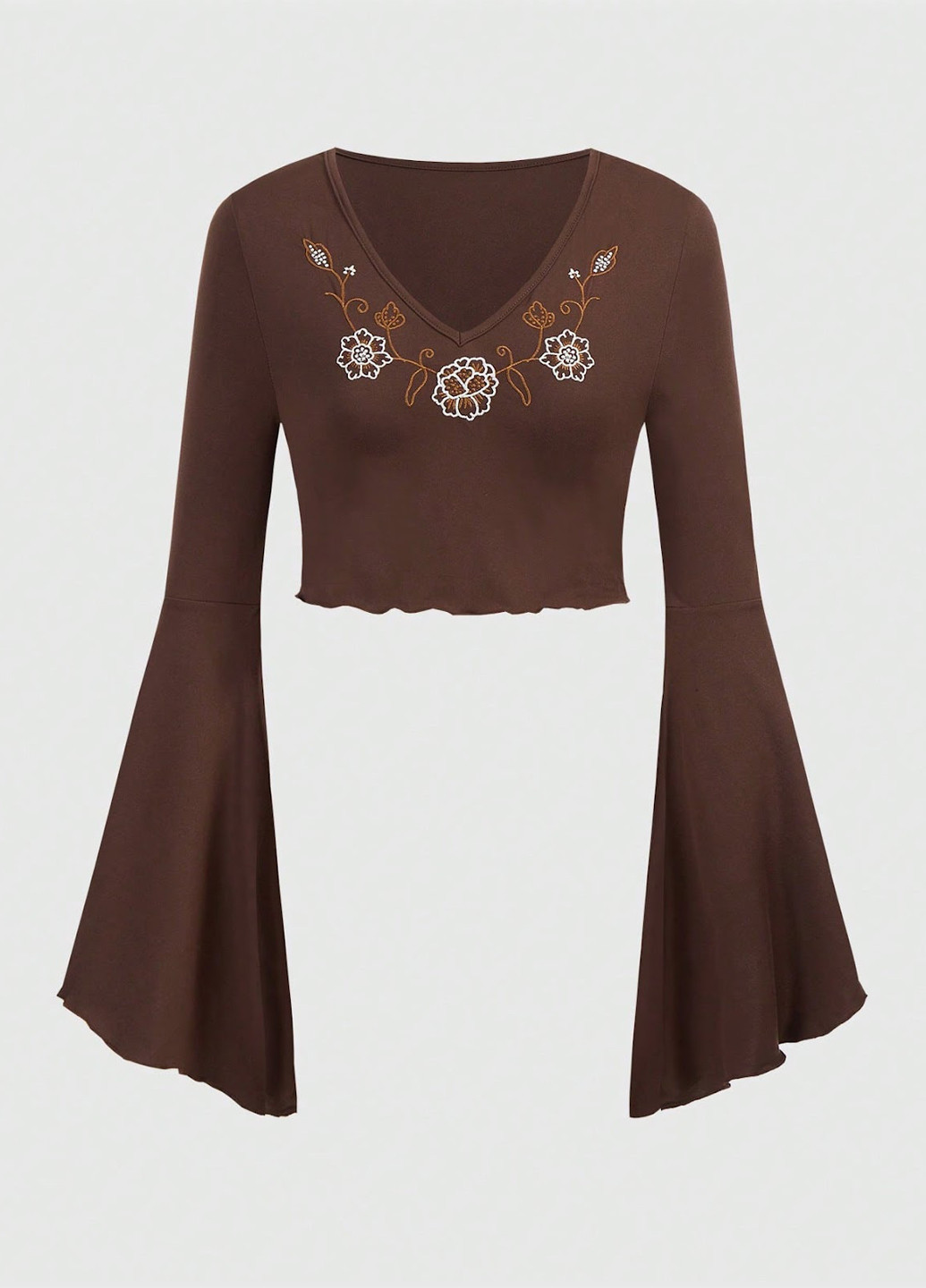 Коричневая топ SHEIN