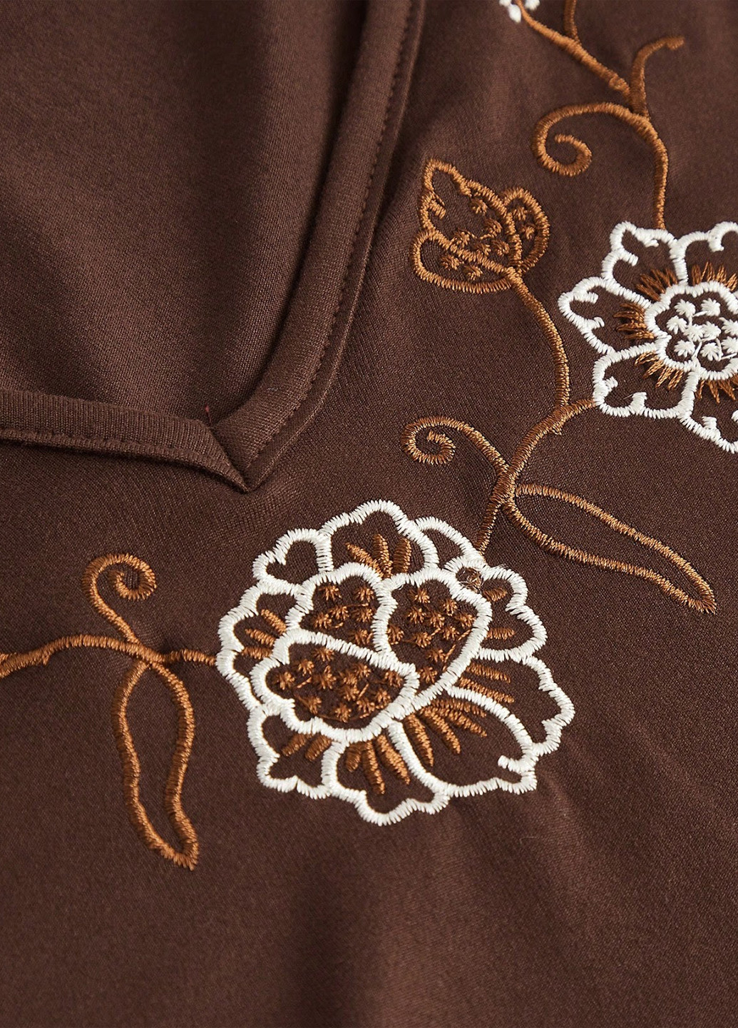 Коричневая топ SHEIN