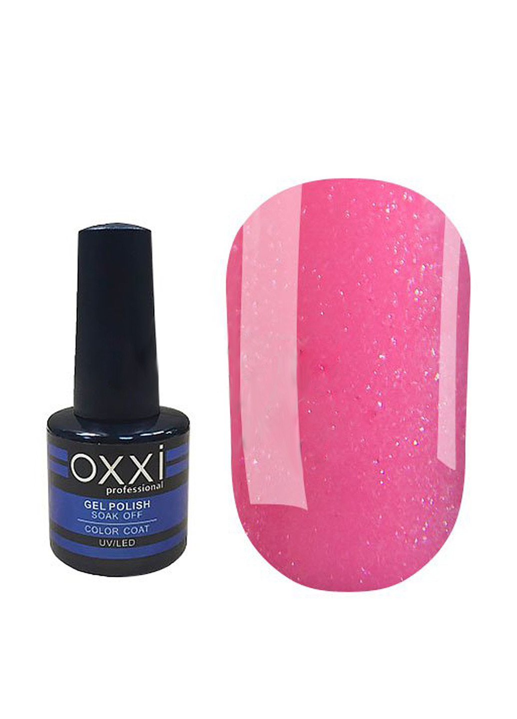 Гель-лак для ногтей №018 Розовый с микроблеском OXXI (88096812)