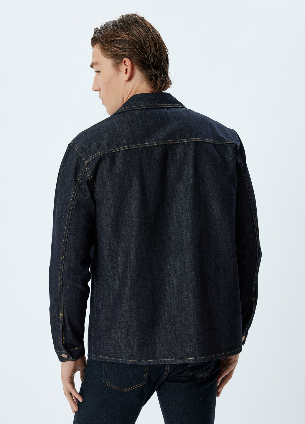 Темно-синя демісезонна куртка KOTON