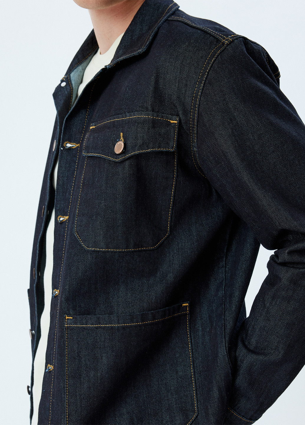 Темно-синя демісезонна куртка KOTON