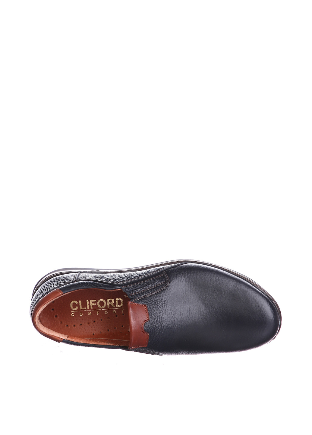 Темно-синие кэжуал туфли Cliford без шнурков