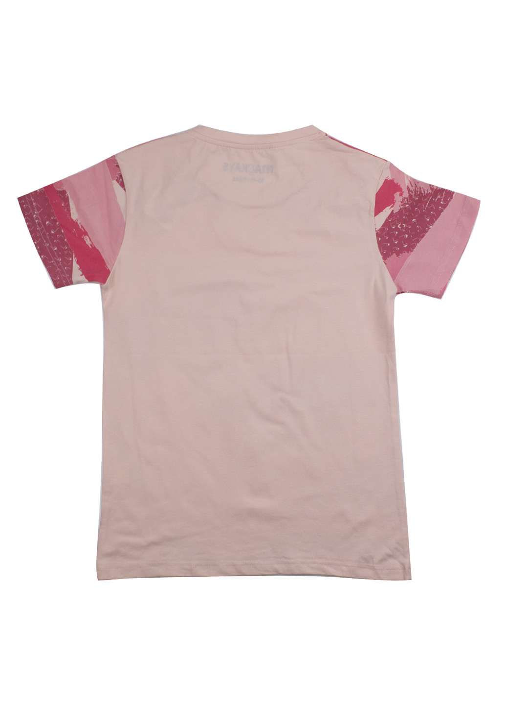 Розовая летняя футболка с коротким рукавом Mackays