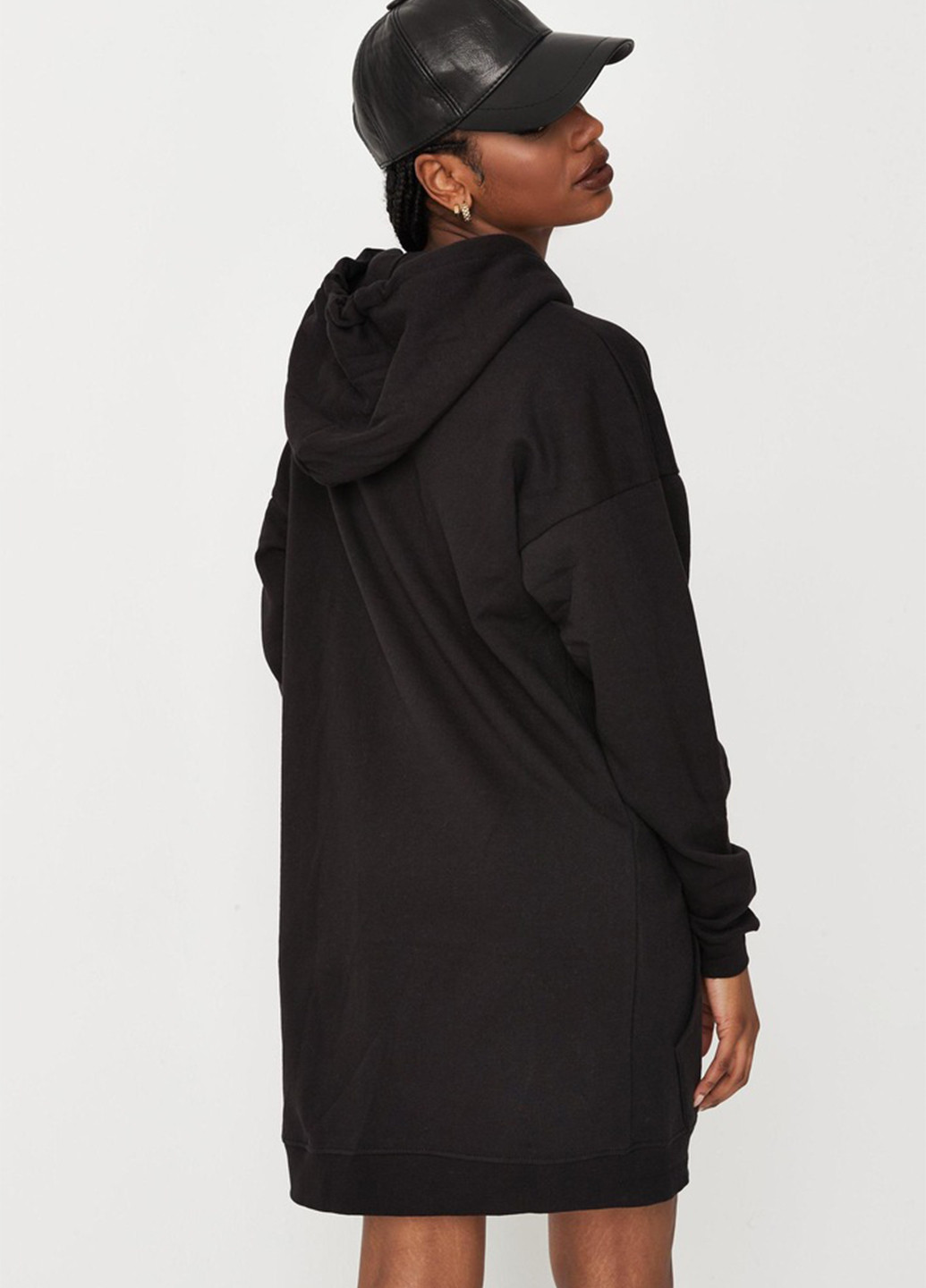 Чорна кежуал сукня сукня-худі Missguided з написами
