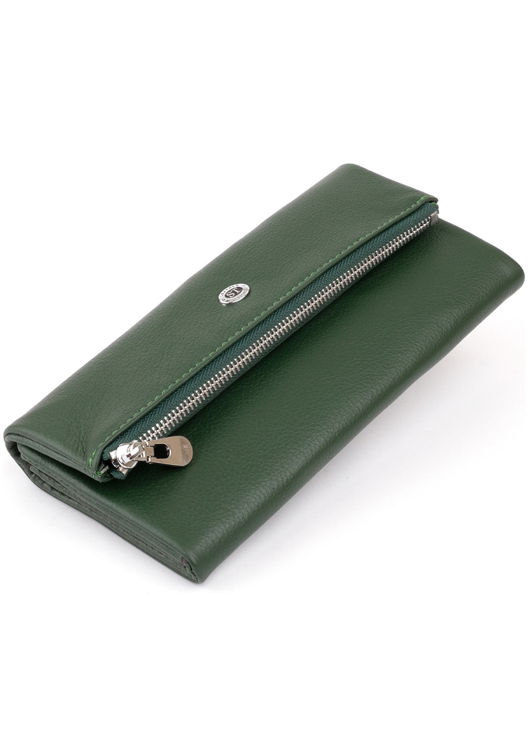 Жіночий шкіряний гаманець-клатч 18,5х9,8х2 см st leather (252128669)