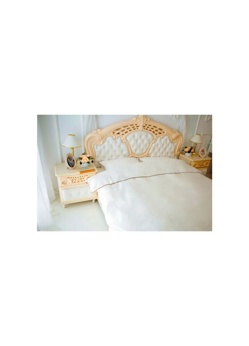 Постельное белье Сатин Corner Moko White 175х210 - Двуспальный (2200001484405) Mirson (254072540)