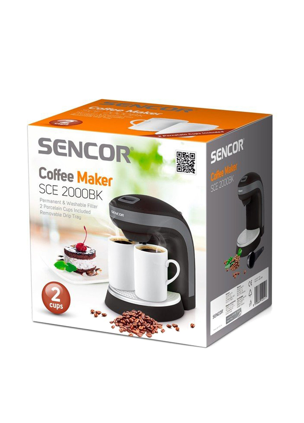 Крапельна кавоварка Sencor SCE2000BK чорна