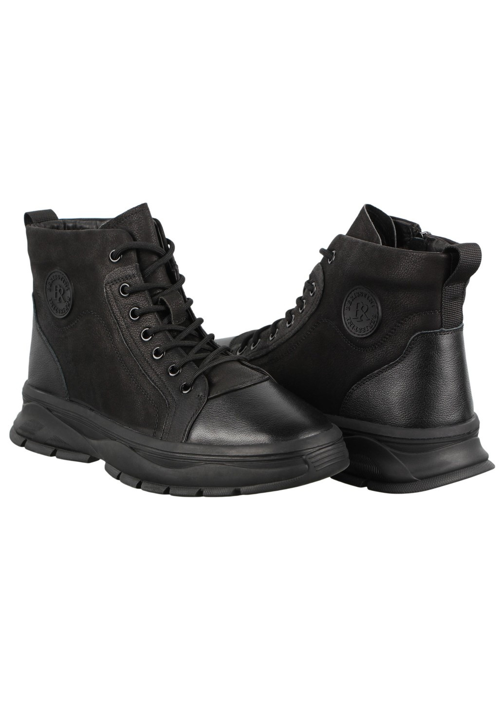 Черные зимние мужские ботинки 198528 Berisstini