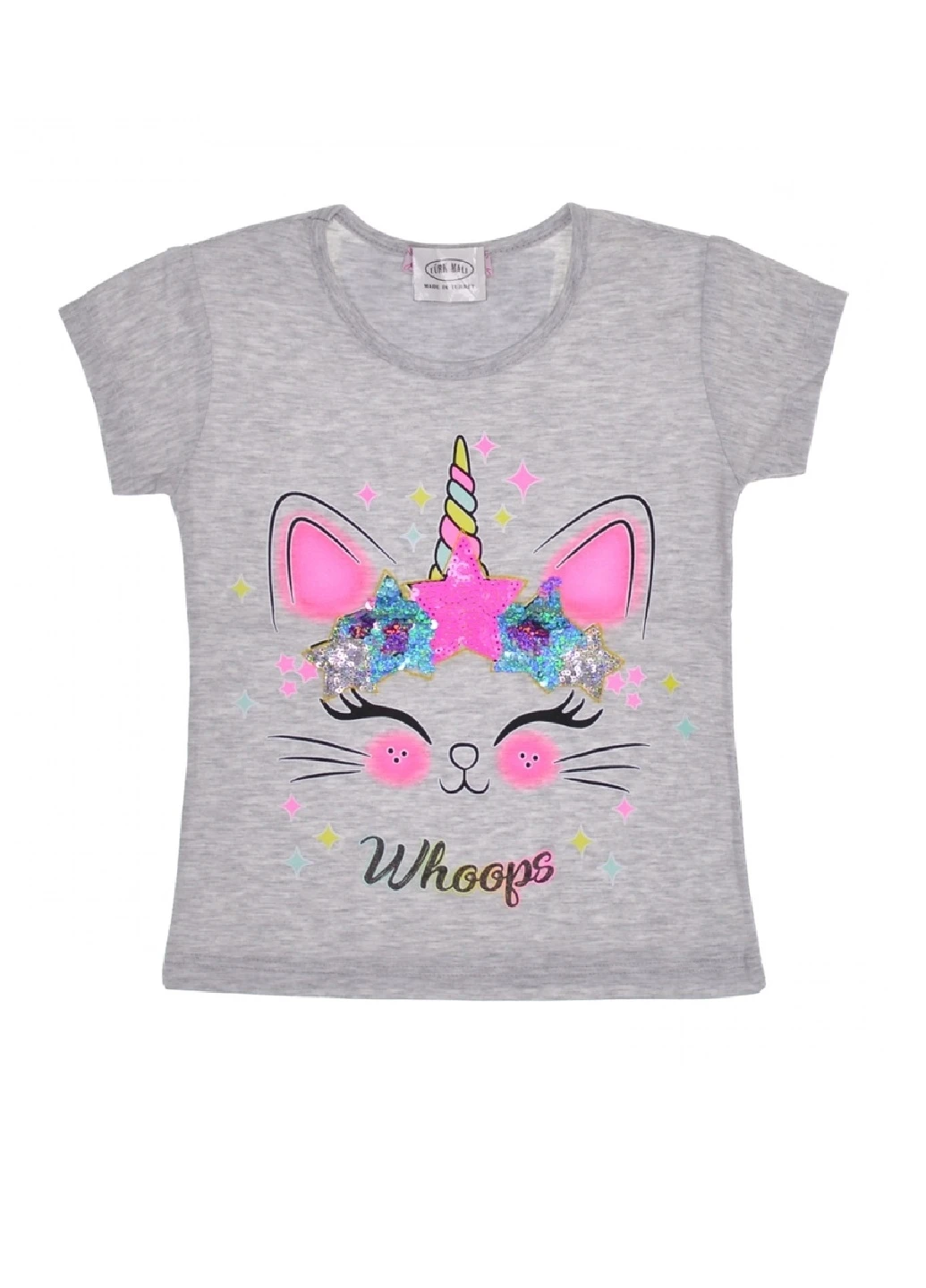 Сіра літня футболка Whoops