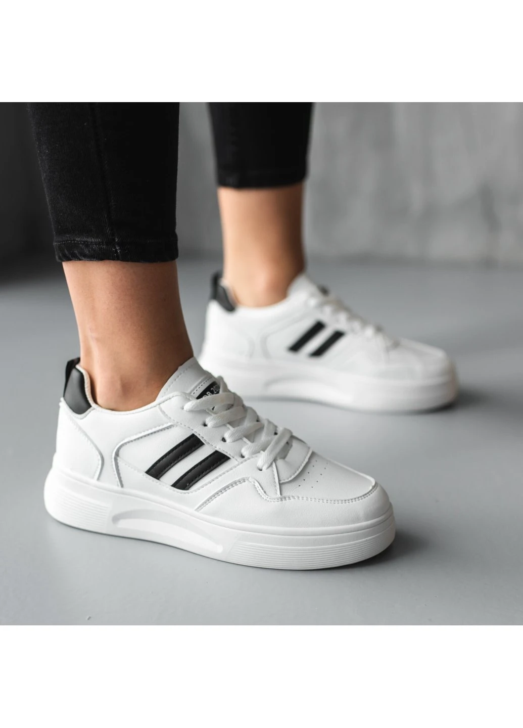 Кроссовки женские Caliber 3727 38 24 см Белый Fashion белые демисезоны (254442670)