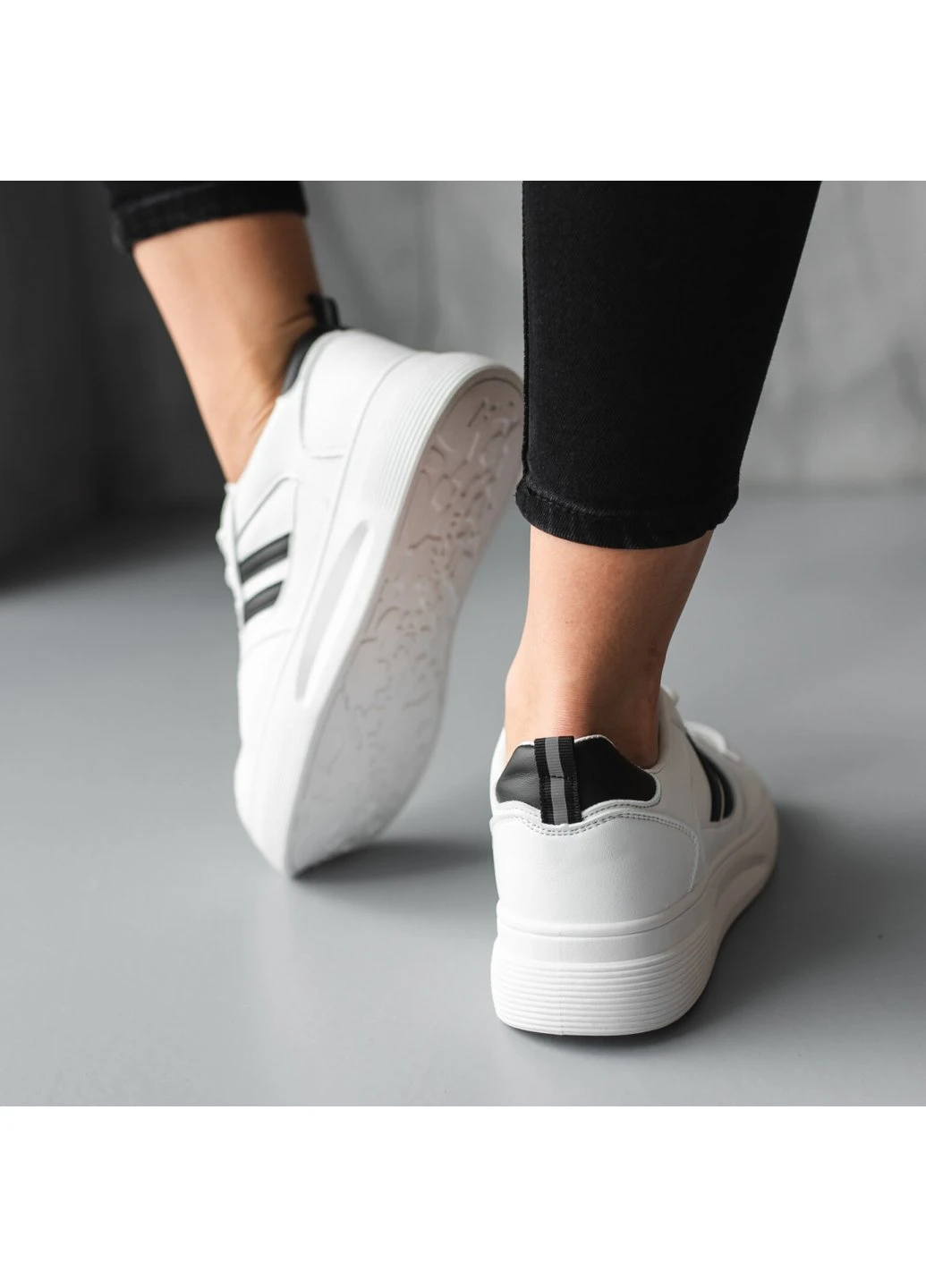 Кроссовки женские Caliber 3727 38 24 см Белый Fashion белые демисезоны (254442670)