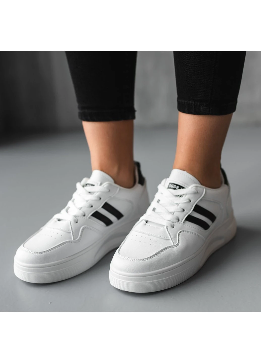 Кроссовки женские Caliber 3727 38 24 см Белый Fashion белые демисезоны (254442670)