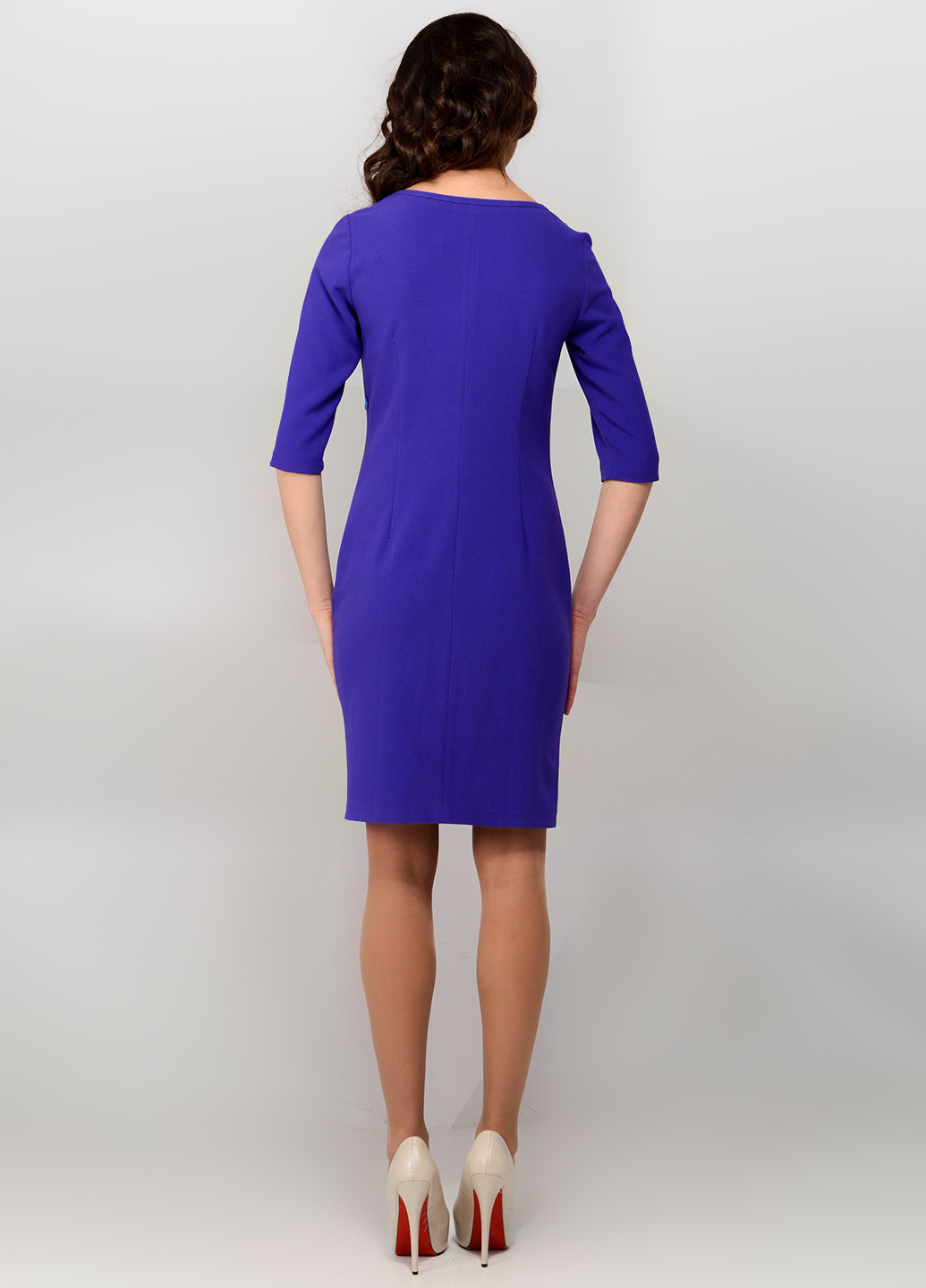 Фіолетова кежуал сукня Iren Klairie однотонна