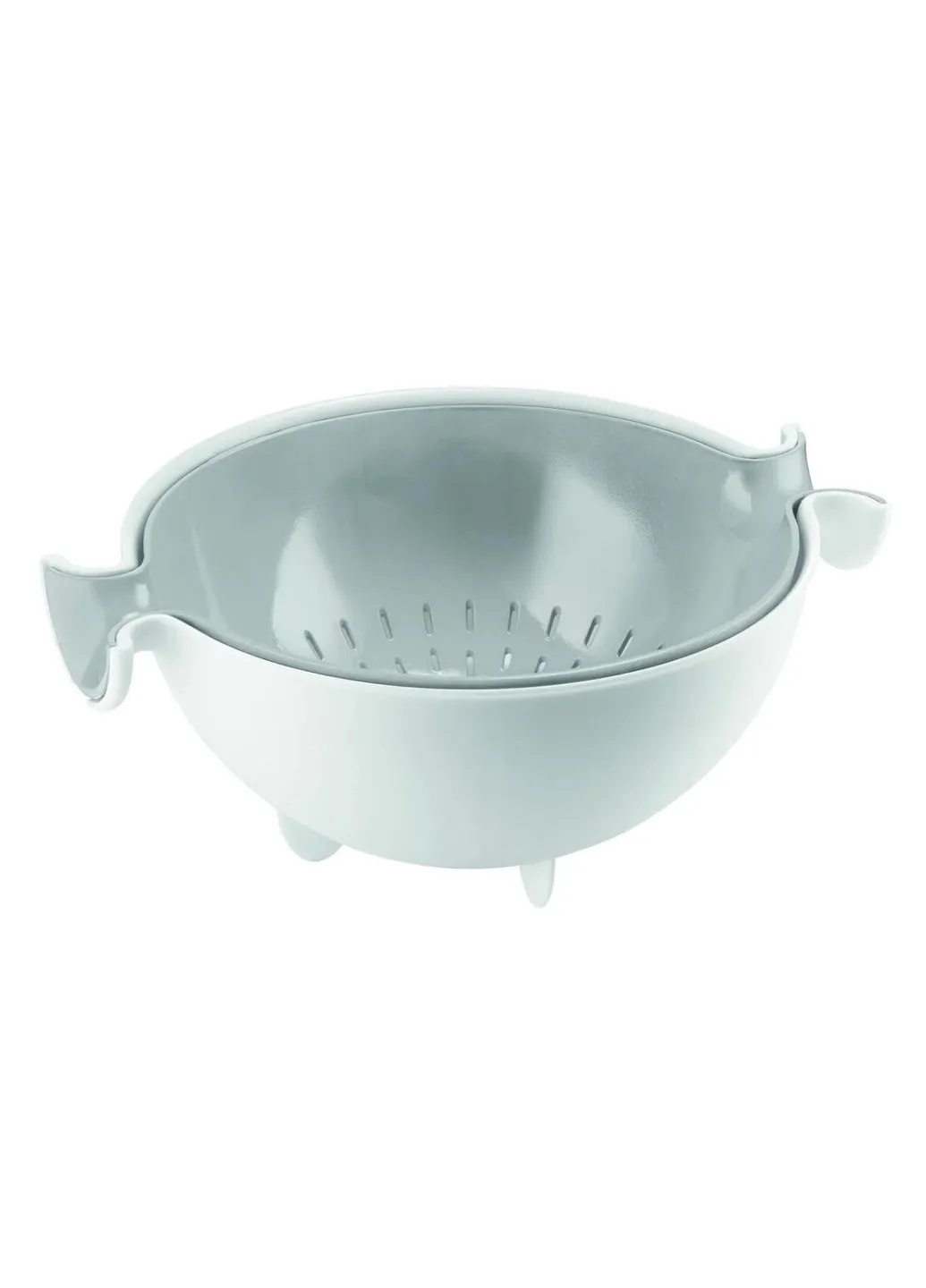 Дуршлаг с миской Kitchen Active Design 29250033 30х25х12.5 см серый Guzzini (254859927)