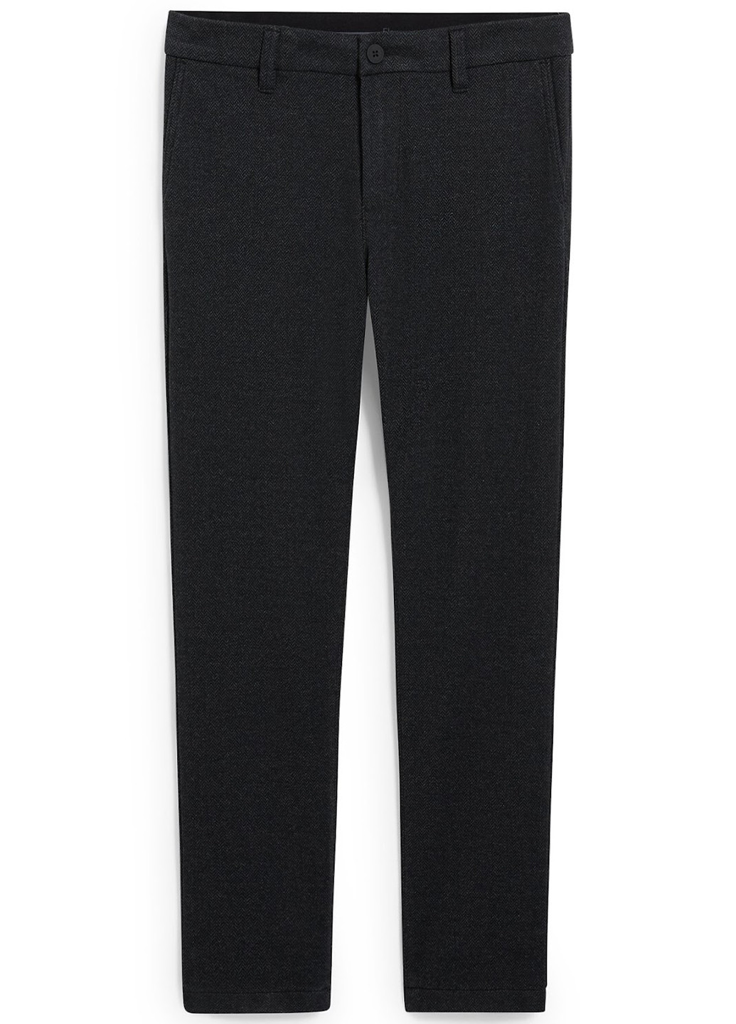 Черные кэжуал демисезонные прямые брюки C&A