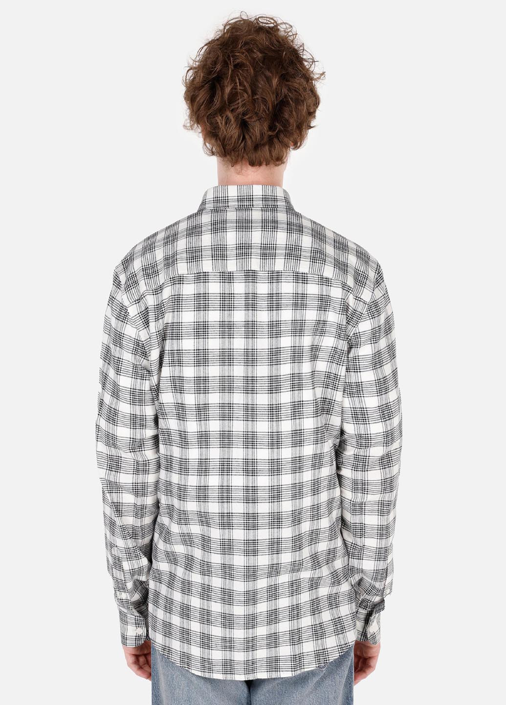 Белая кэжуал рубашка в клетку Colin's