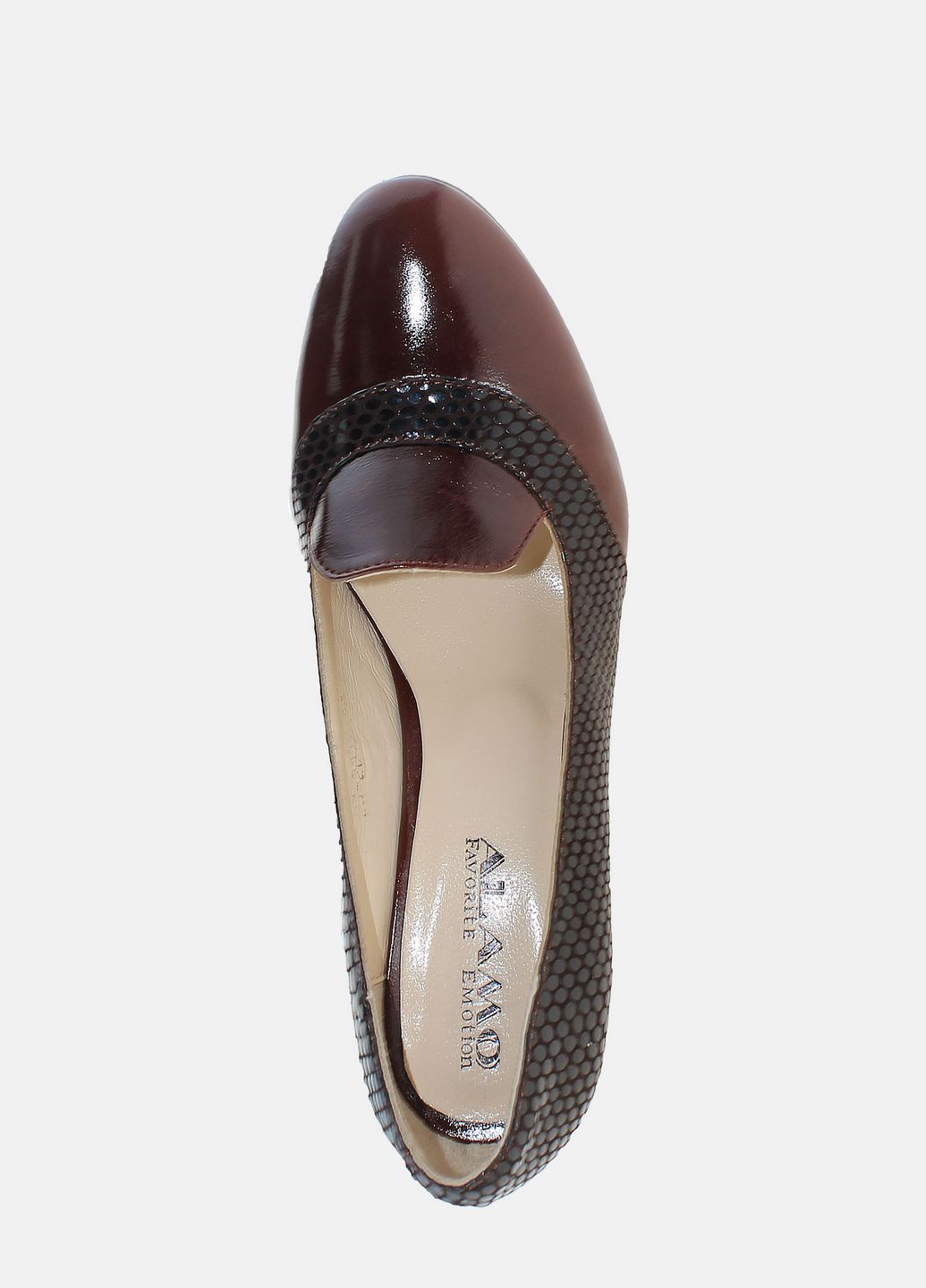 Alamo Туфлі RAO8-105 Шоколадний коричневий з натуральна шкіра, — демісезон (317420158)