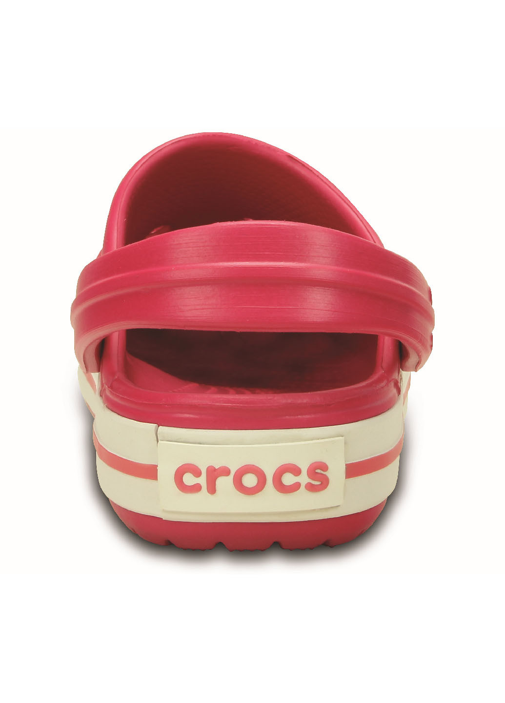 Малиновые детские сабо Crocs