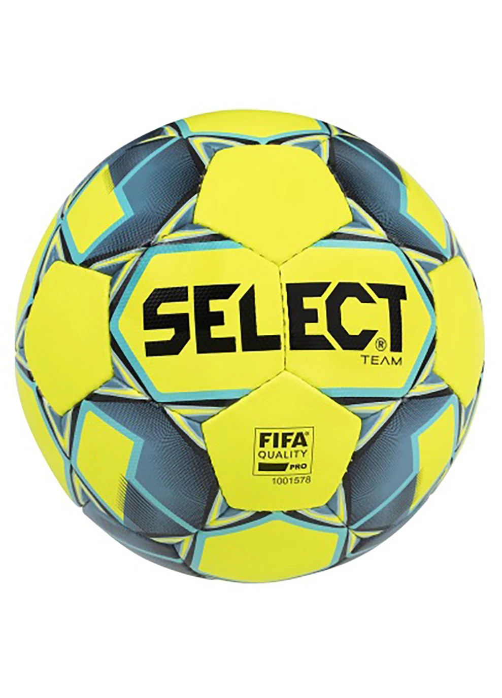 Мяч футбольный Team FIFA Approved New желтый/синий Уни 5 (367552-016-5) Select (254315117)