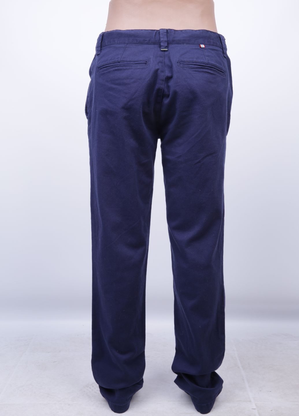 Темно-синие кэжуал демисезонные прямые брюки Boden
