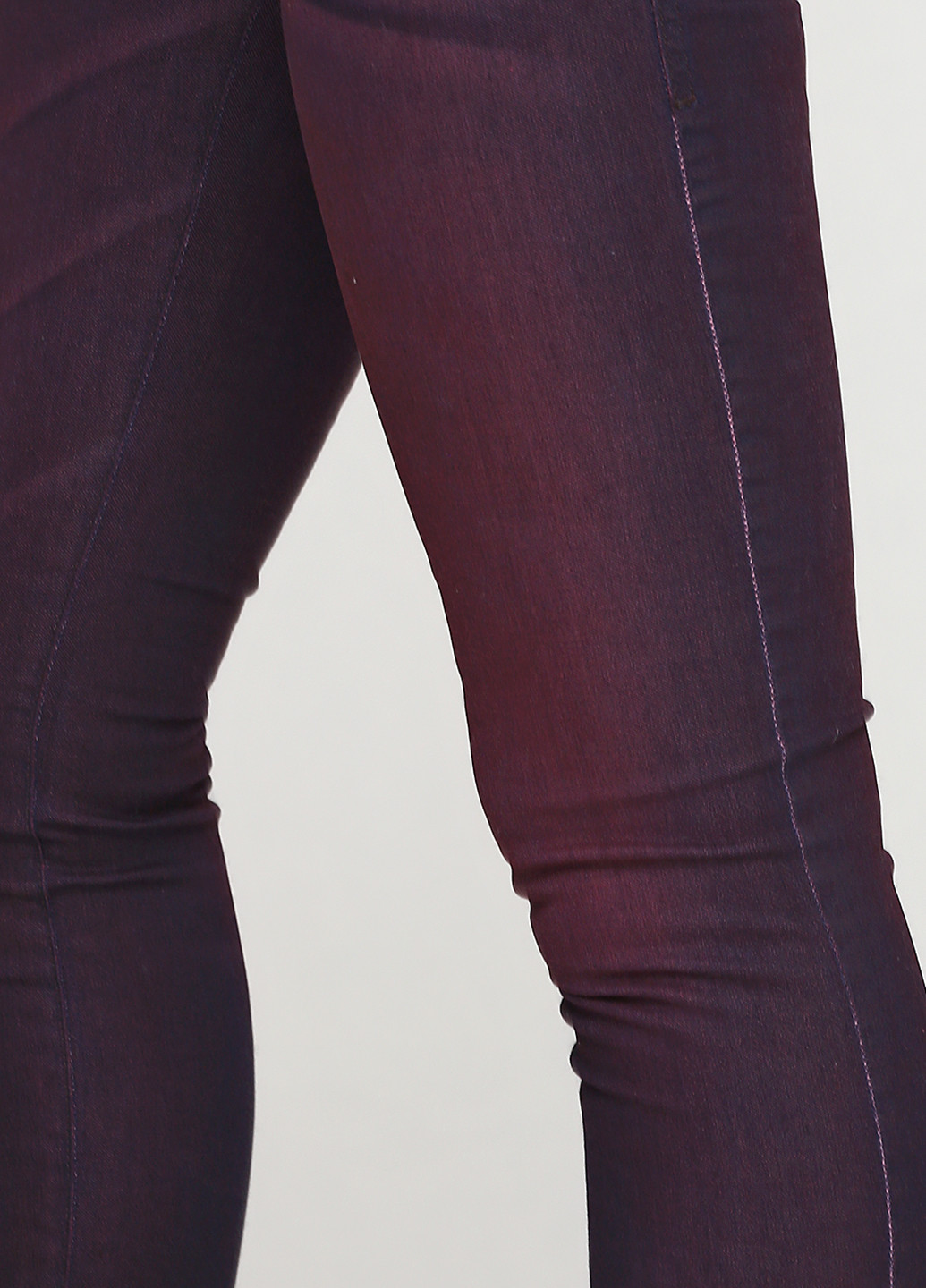 Темно-фиолетовые демисезонные зауженные джинсы Diesel