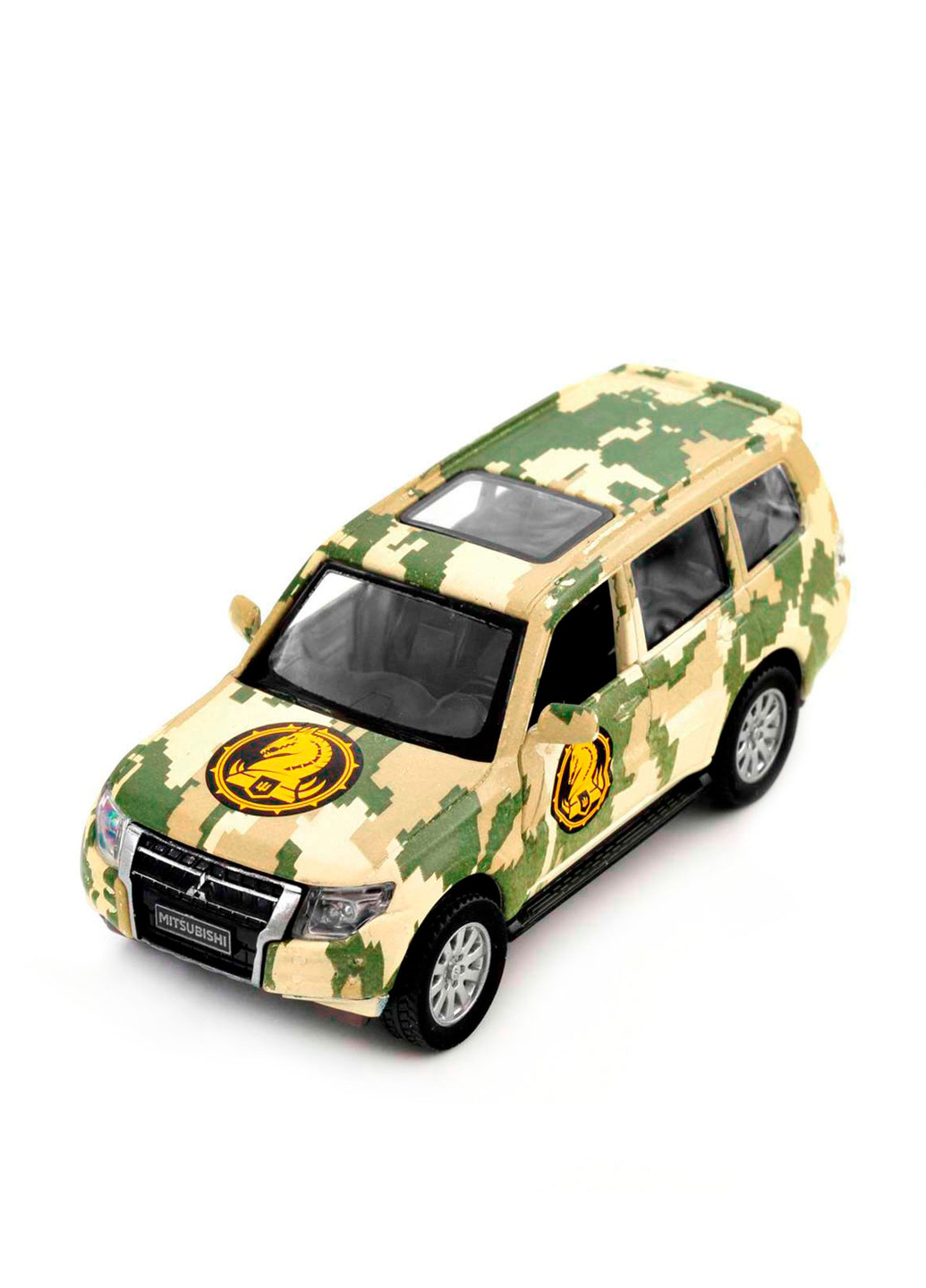 Автомодель MITSUBISHI PAJERO 4WD TURBO, 6,6х17,5х7 см TechnoDrive (285735778)