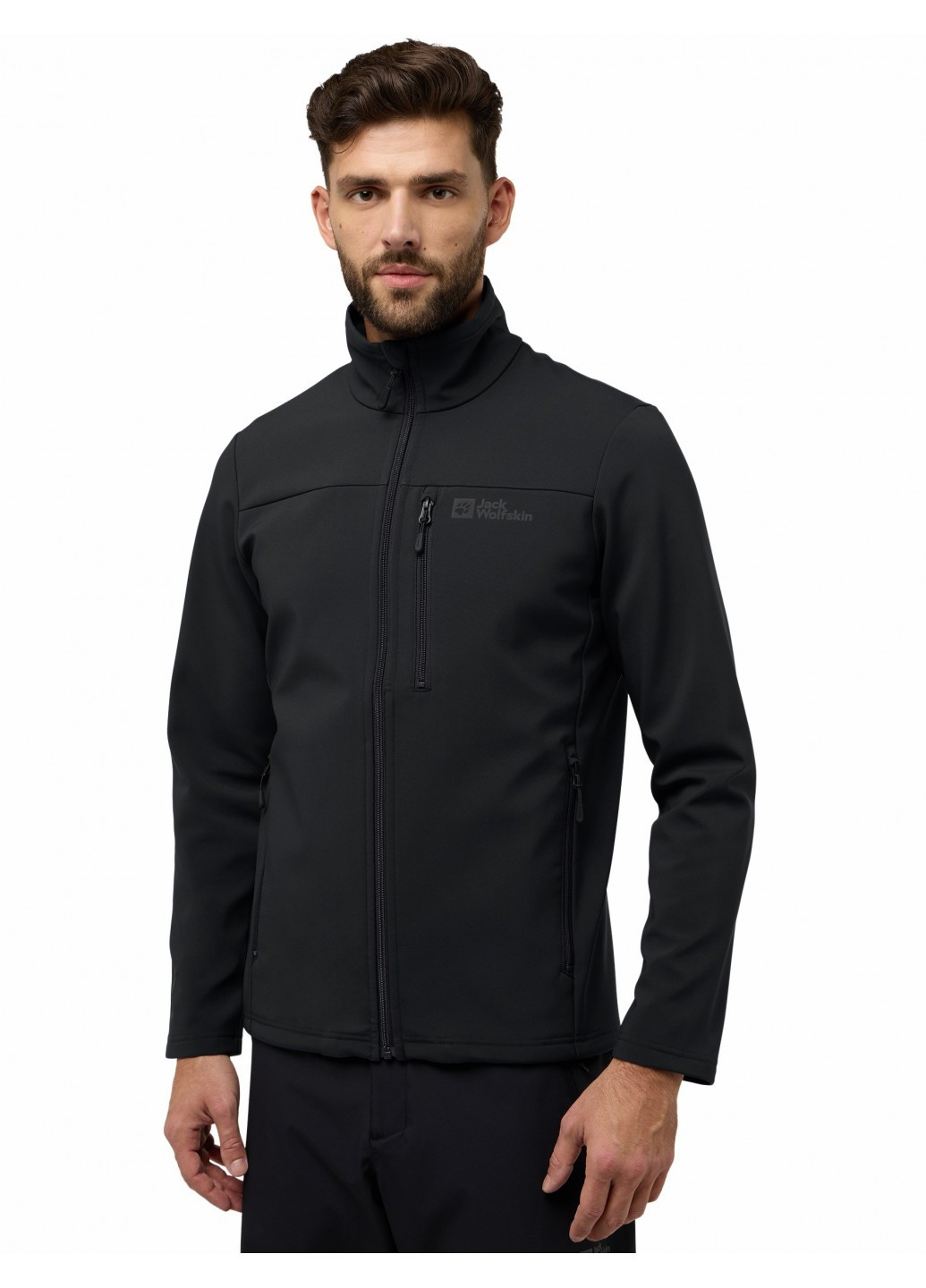 Черная демисезонная куртка Jack Wolfskin A62521_6000