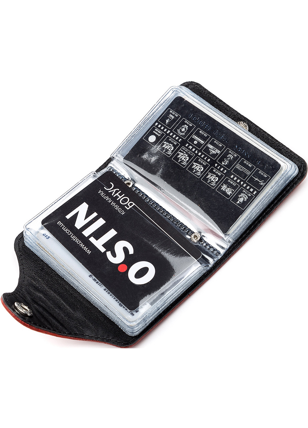 Кожаная визитница 7,5х10,5х0,5 см Shvigel (253491161)