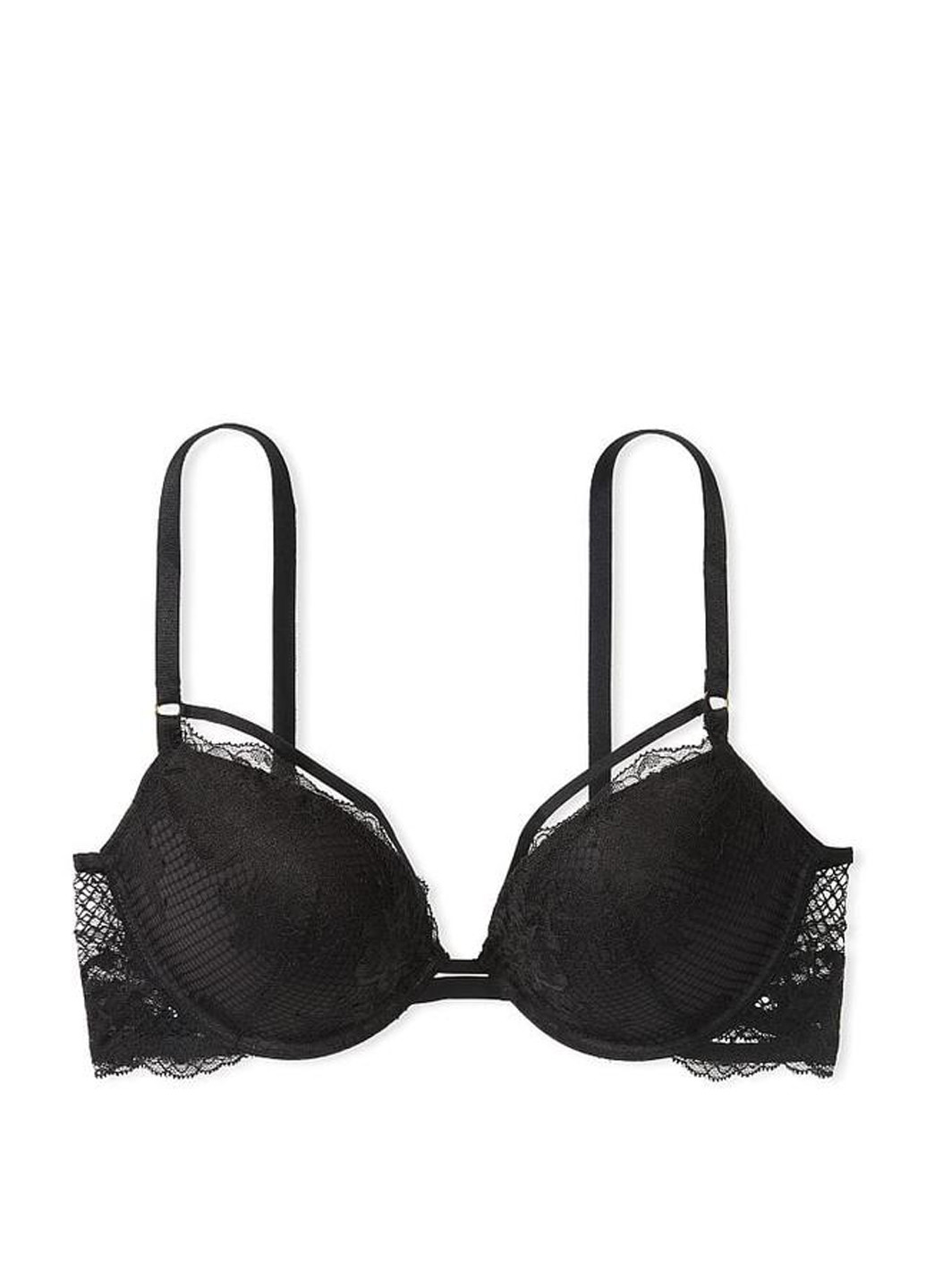 Чорний демісезонний комплект (бюстгальтер, трусики) Victoria's Secret