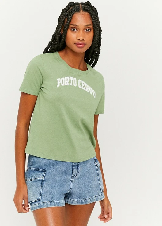 Футболка Tally Weijl Printed T-Shirts - KNIT T-SHIRT - (229436191)