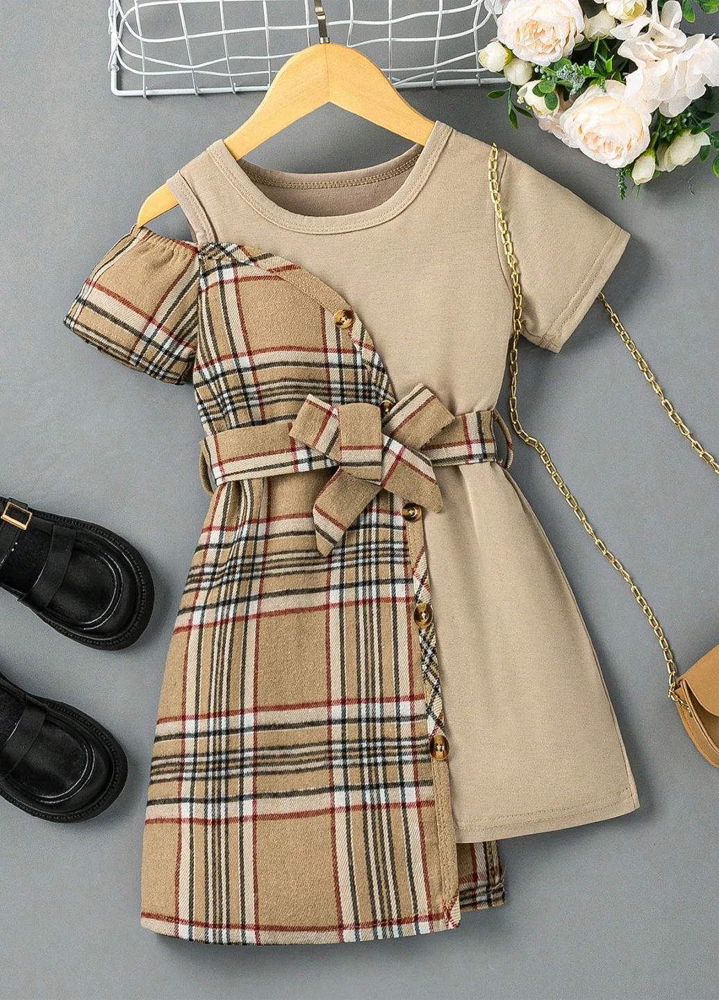 Комбінована сукня SHEIN (322898481)