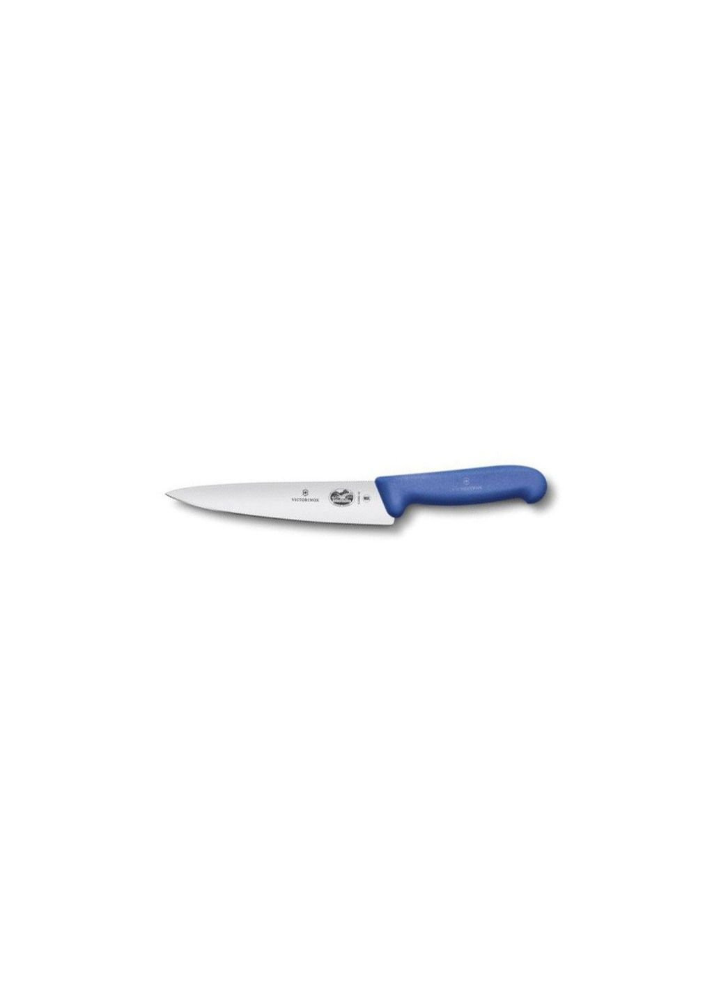 Кухонный нож Fibrox Carving 25 см Blue (5.2002.25) Victorinox (254076746)