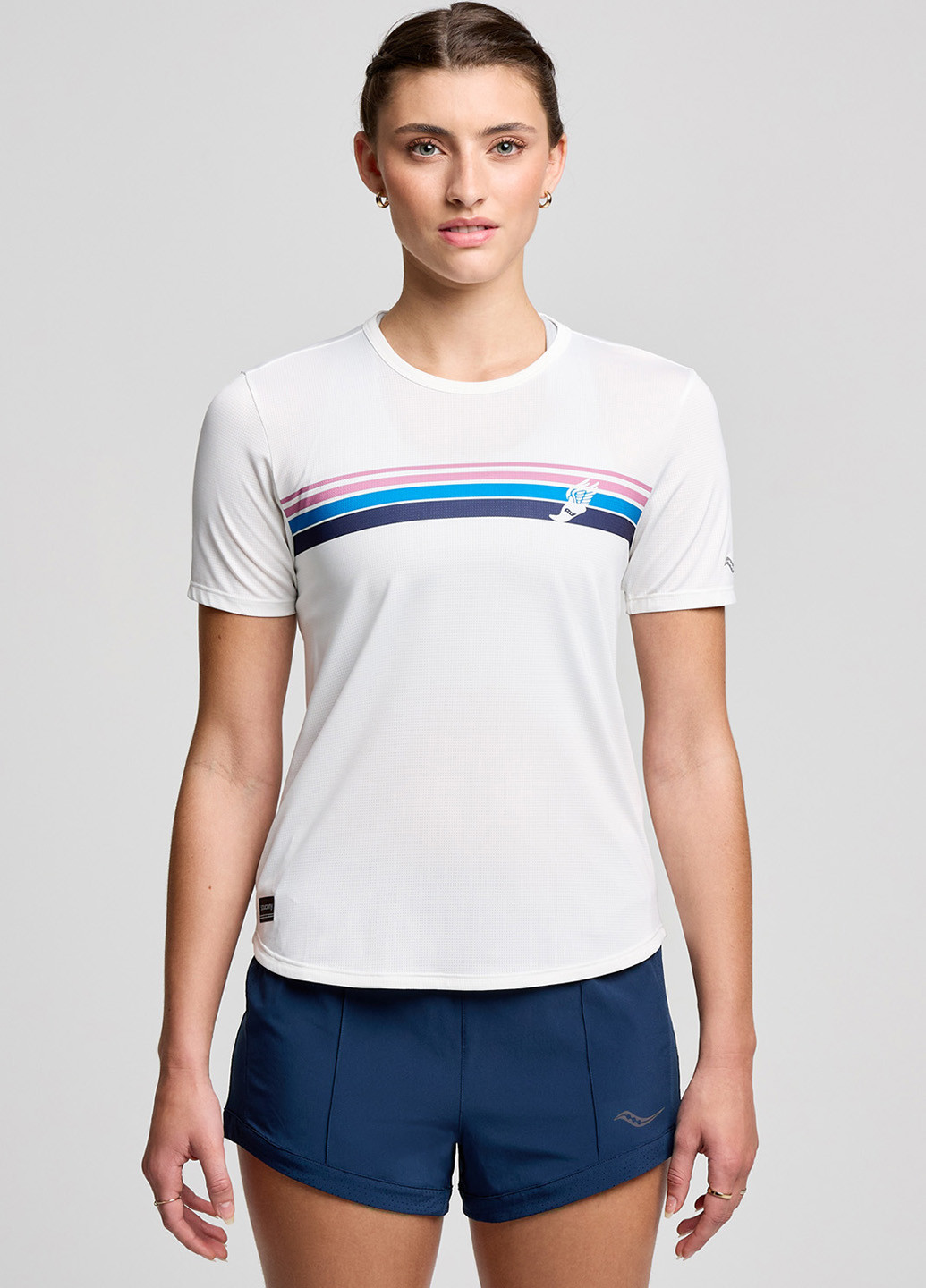 Футболка Saucony STOPWATCH GRAPHIC SHORT SLEEVE - (298479299)