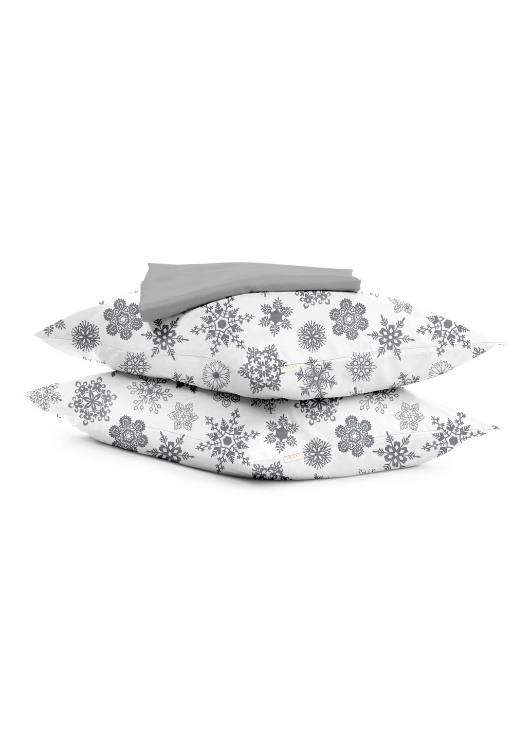 Подростковый комплект RANFORS GREY SNOWFLAKES GREY (пододеяльник 160х220 см, простынь 155х240 см, наволочка 50х70 см) Cosas (251413608)