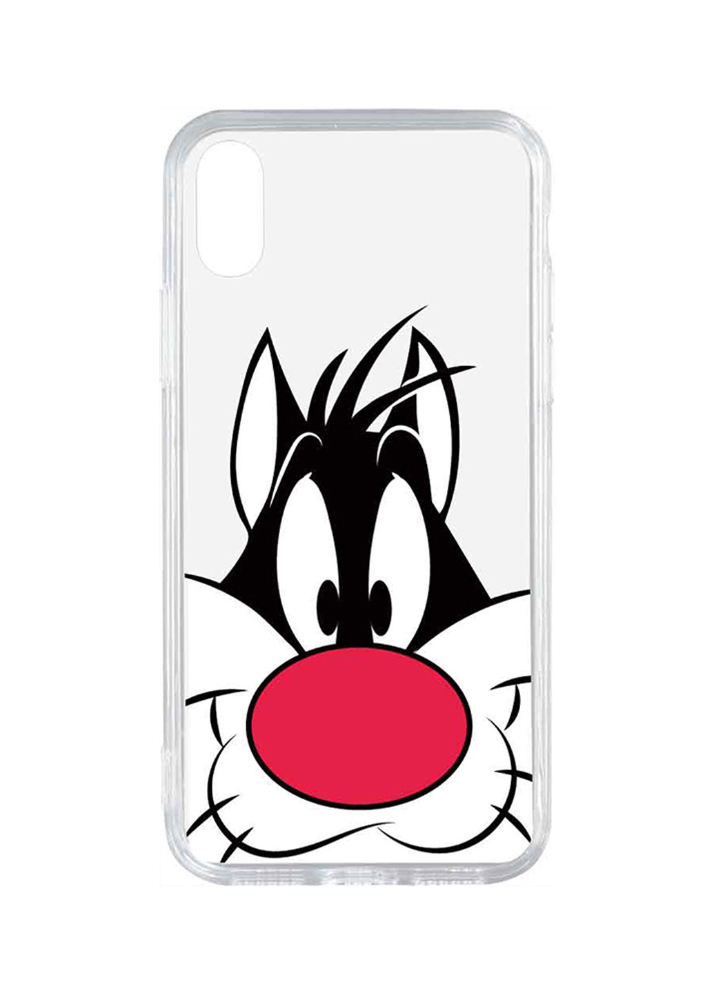 Чехол Toto acrylic+tpu print case apple iphone xs max #11 cat nose transparent (146316688)
