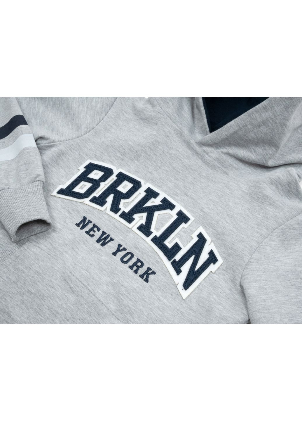 Кофта "BRKLN" (15888-128B-gray) Breeze (251313615)