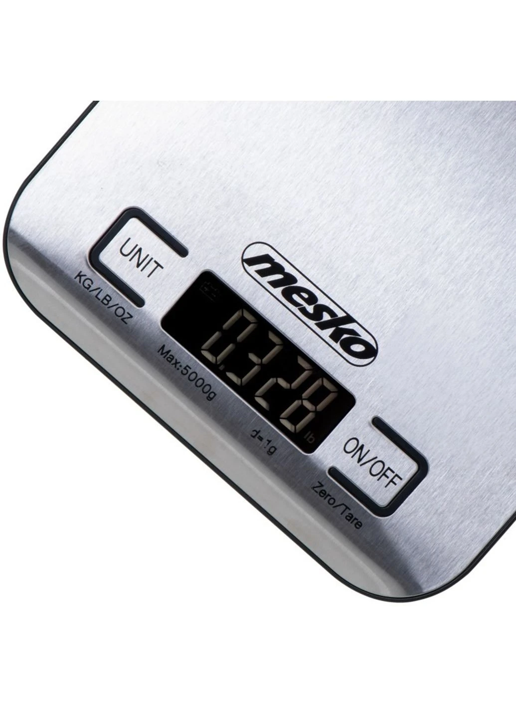 Ваги кухонні MS-3169-black 5 кг чорний Mesko (253614619)