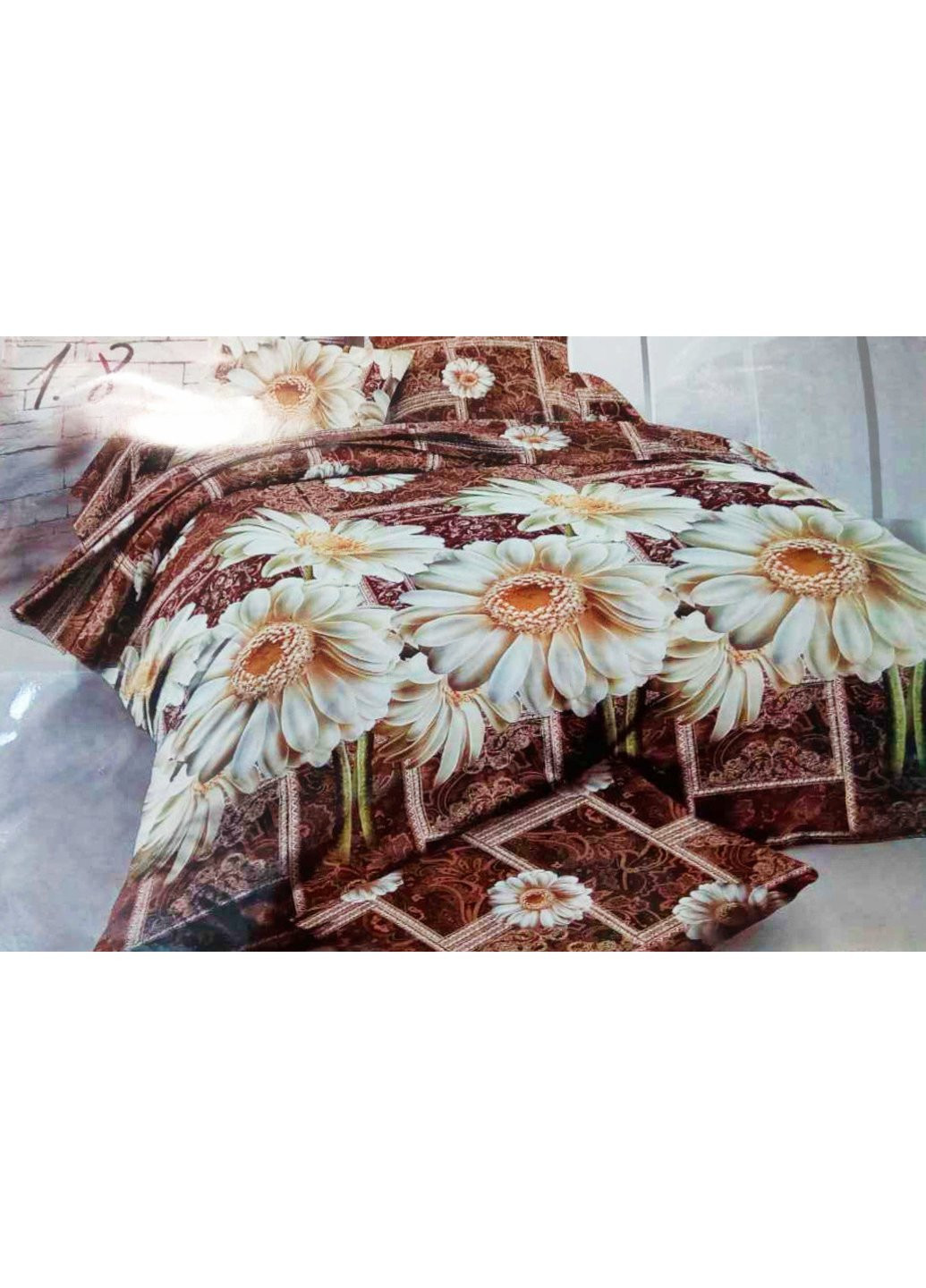 Комплект постільної білизни від українського виробника Polycotton Двоспальний 90918 Moda (254860681)