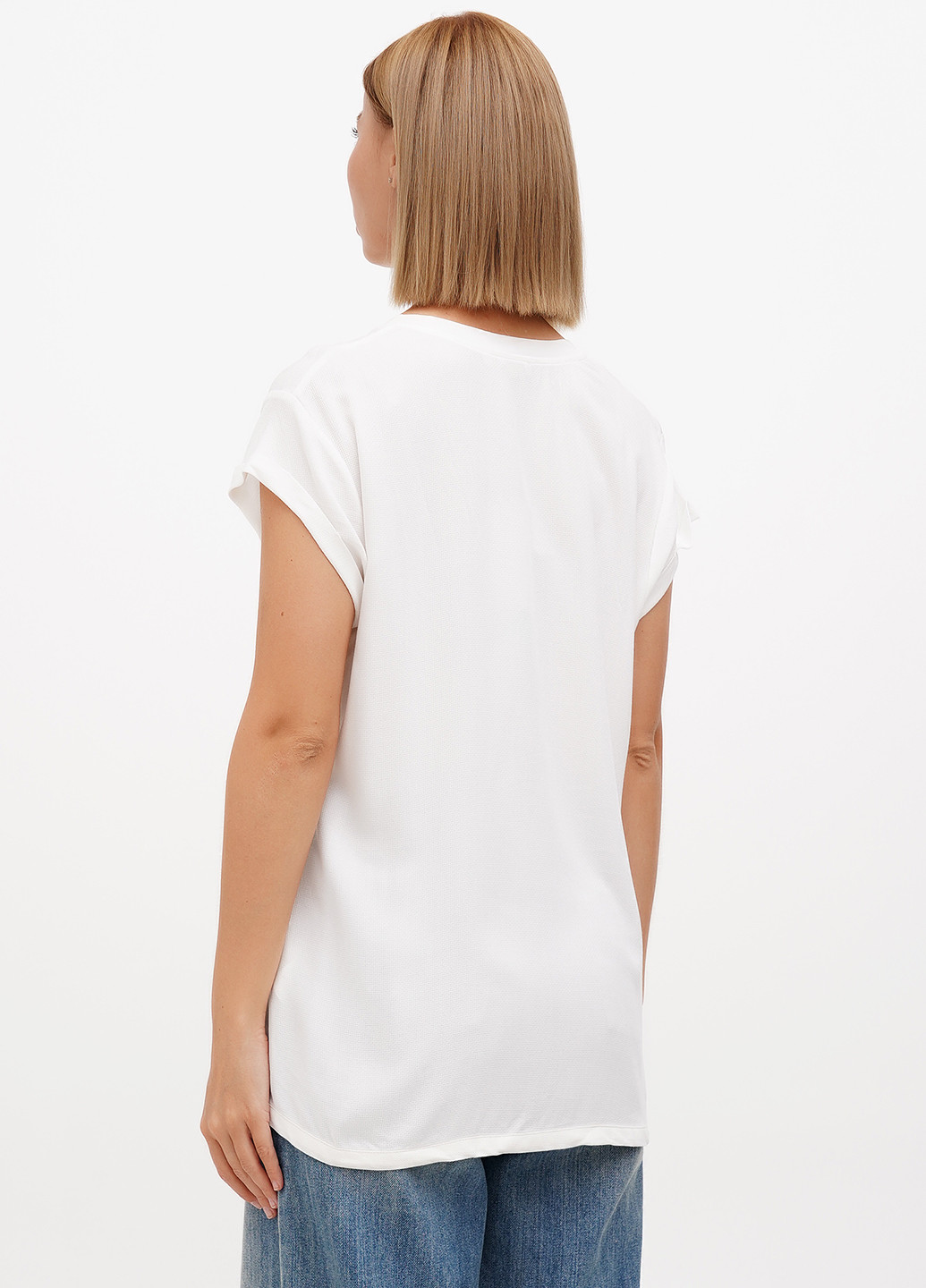 Белая блуза Sassofono