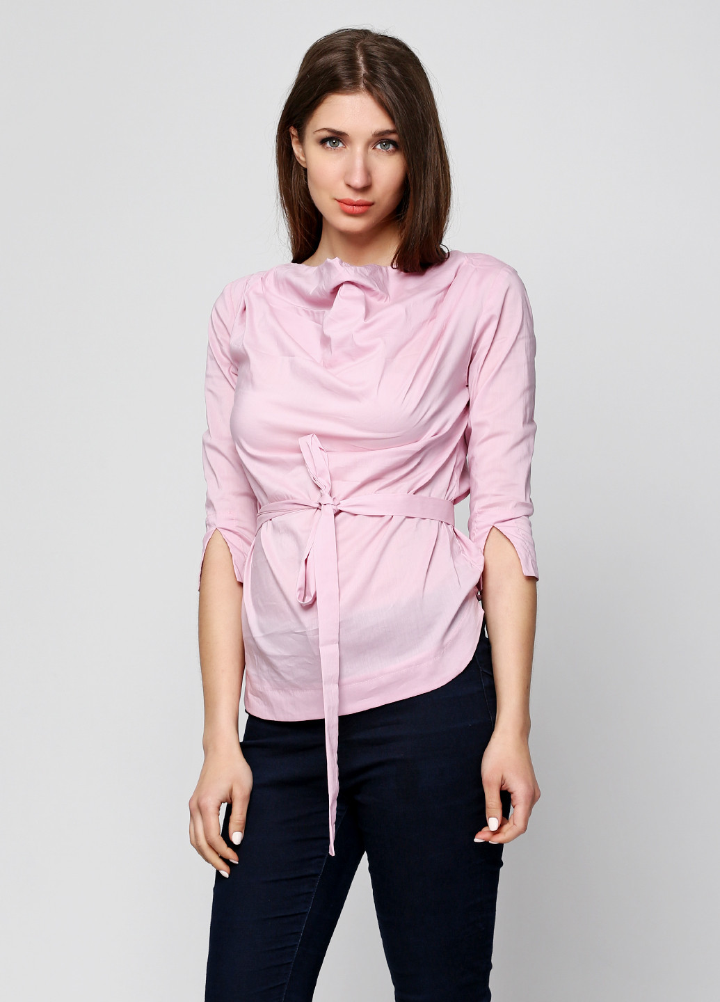 Розовая демисезонная блуза Folgore Milano