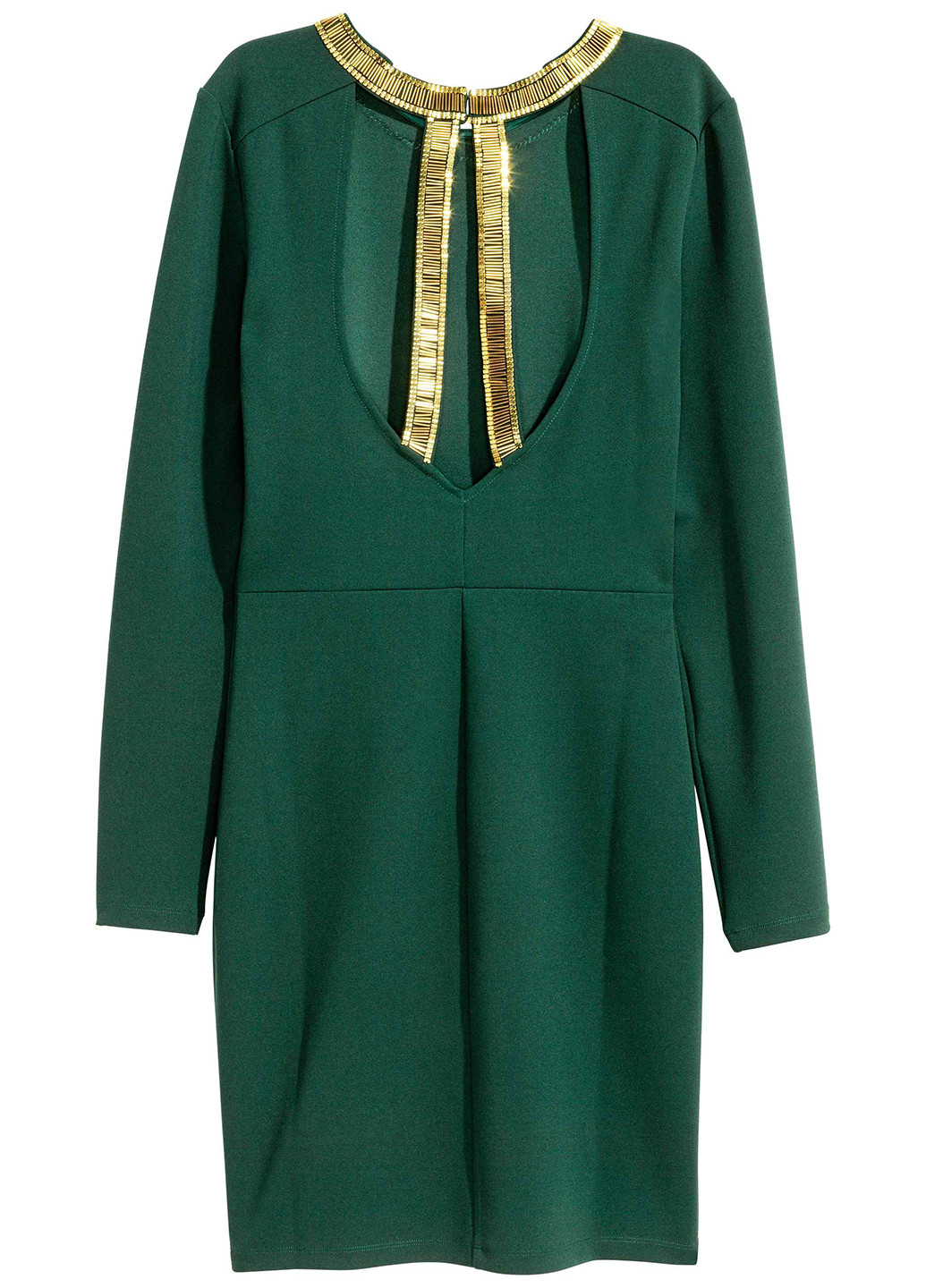 Зелена коктейльна сукня H&M