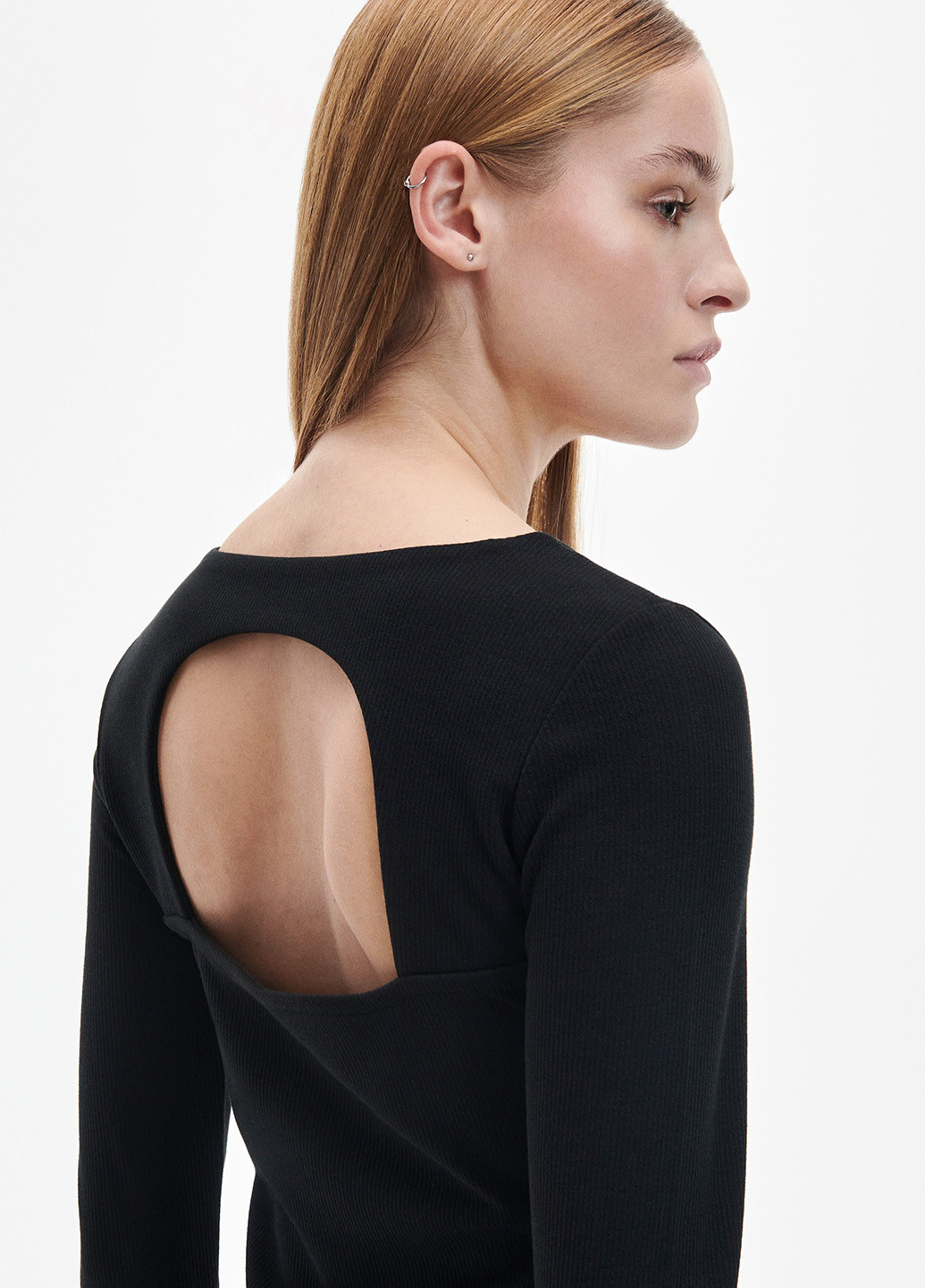 Чорна кежуал сукня Reserved однотонна