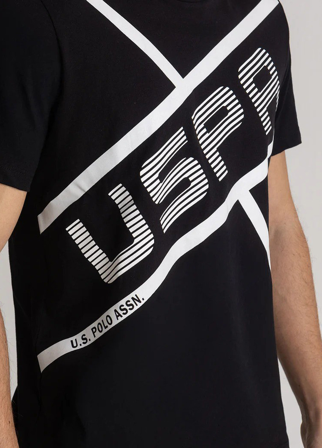 Чорна футболка U.S. Polo Assn.