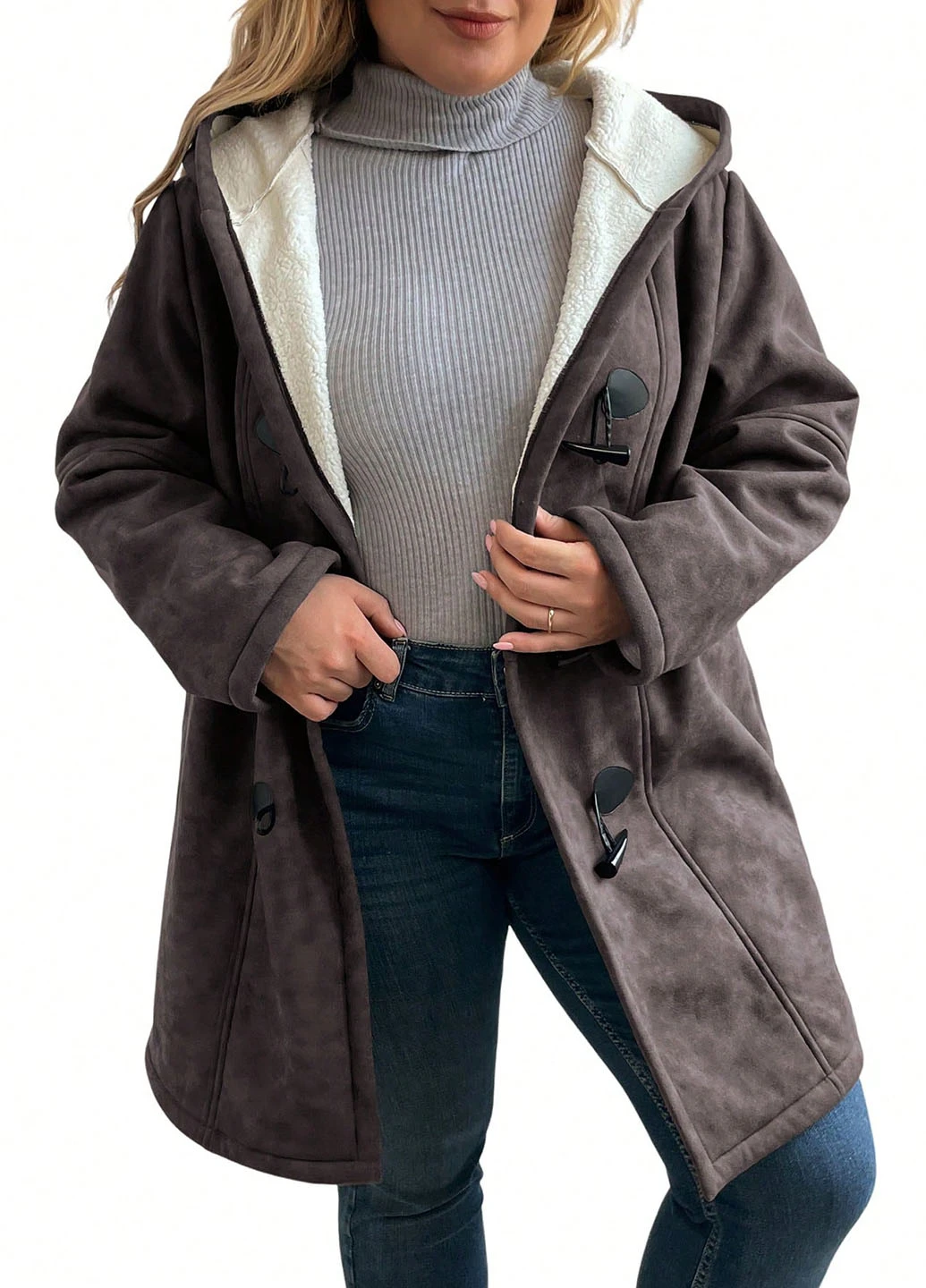 Дубленка SHEIN (339603473)