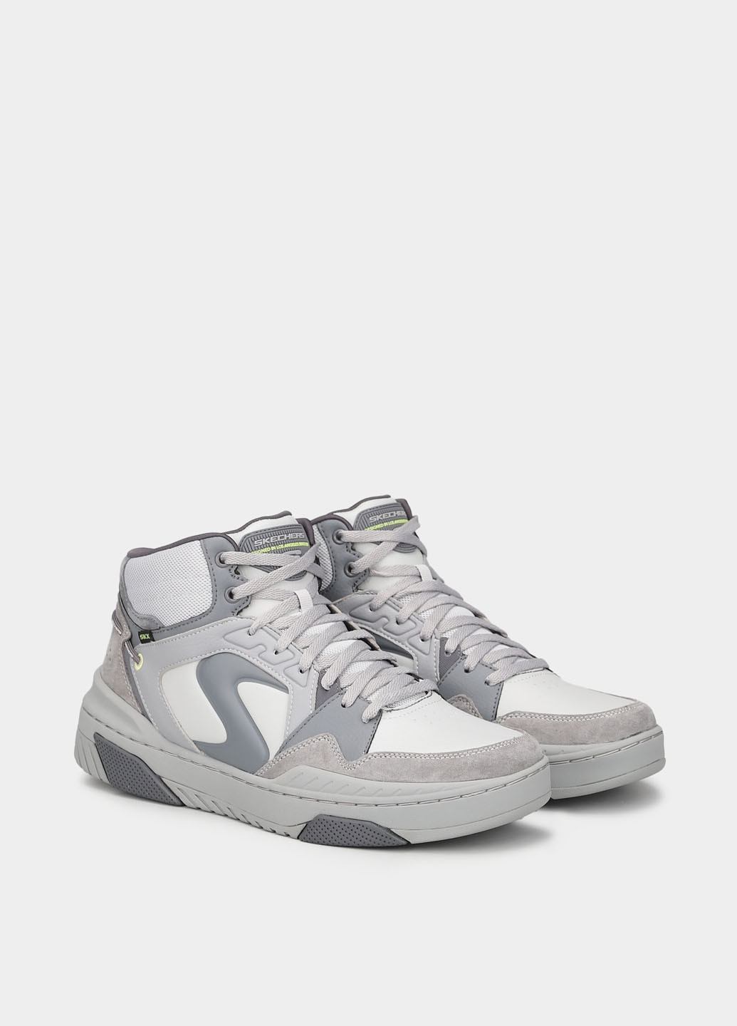 Серые кеды Skechers