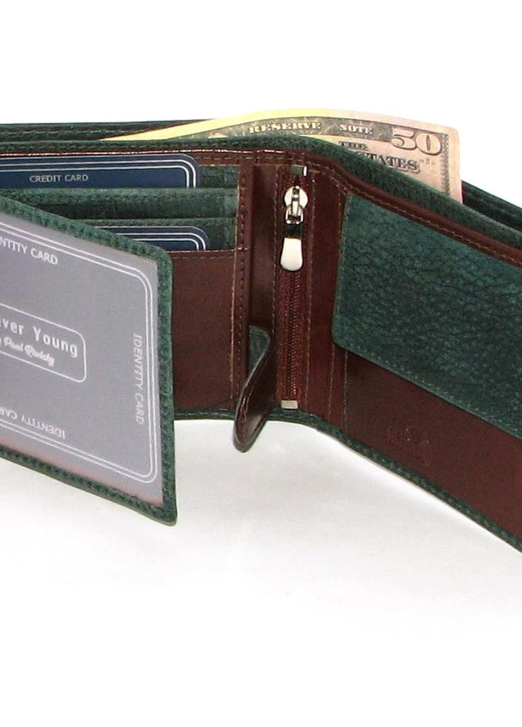Кошелек мужской N992-VTP GREEN Forever young (253933412)