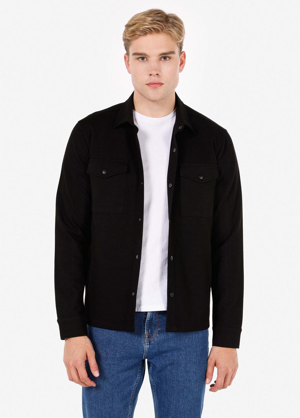 Черная демисезонная куртка куртка-пиджак Colin's