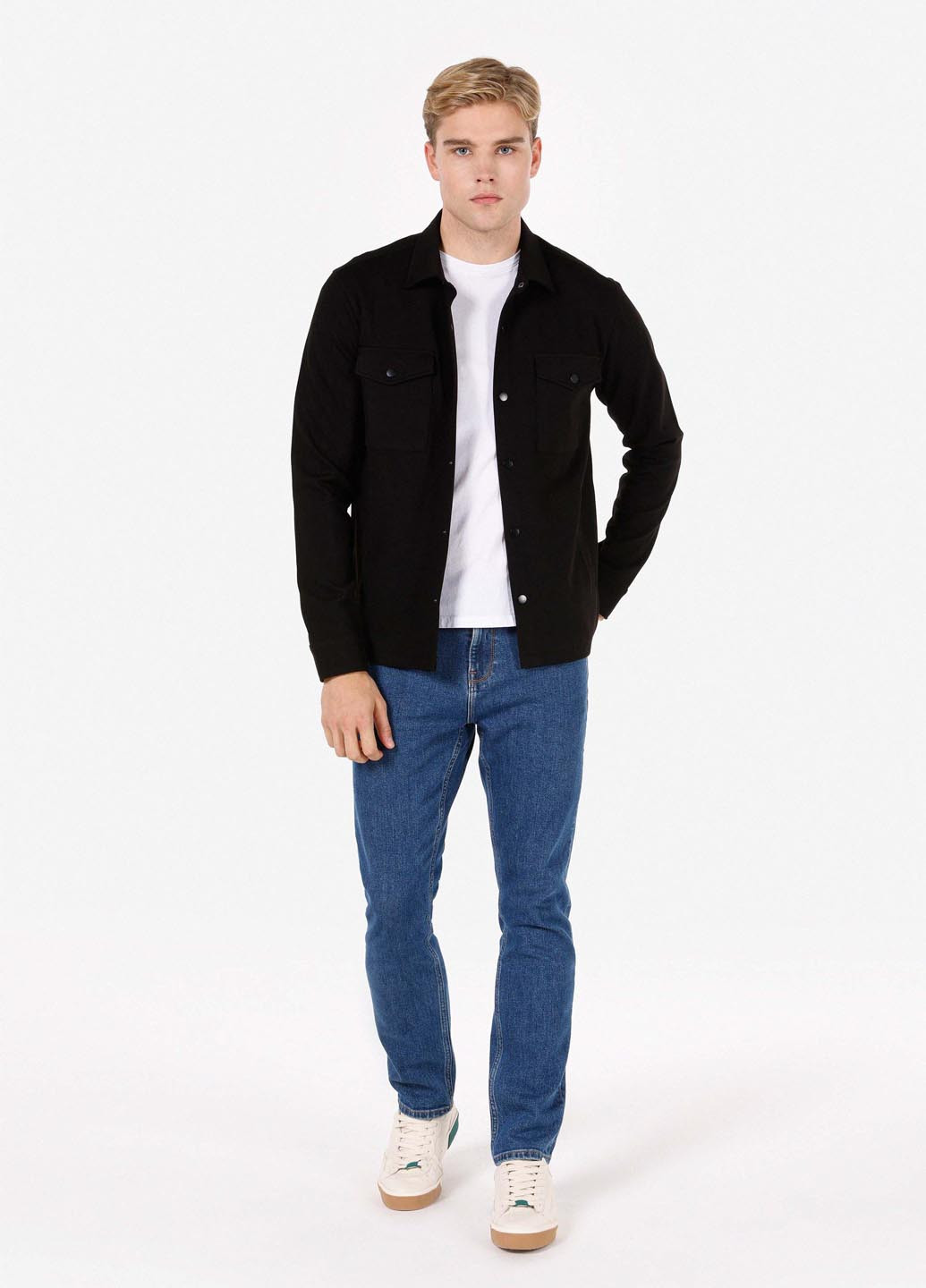 Черная демисезонная куртка куртка-пиджак Colin's