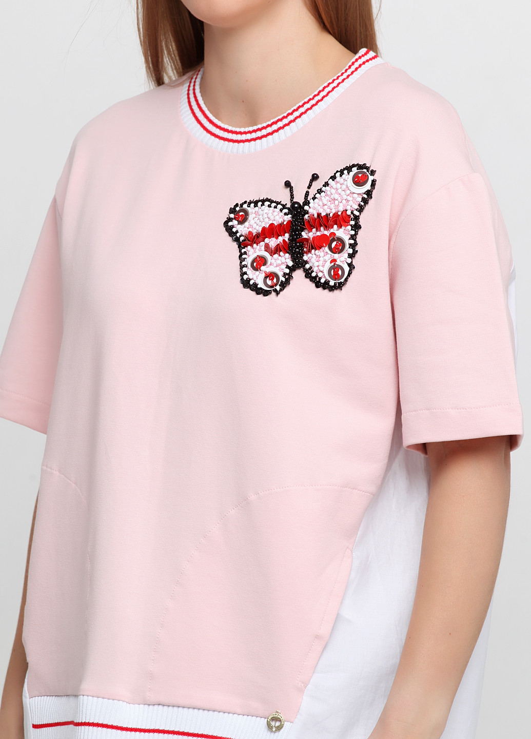 Світло-рожева літня футболка Animagemella