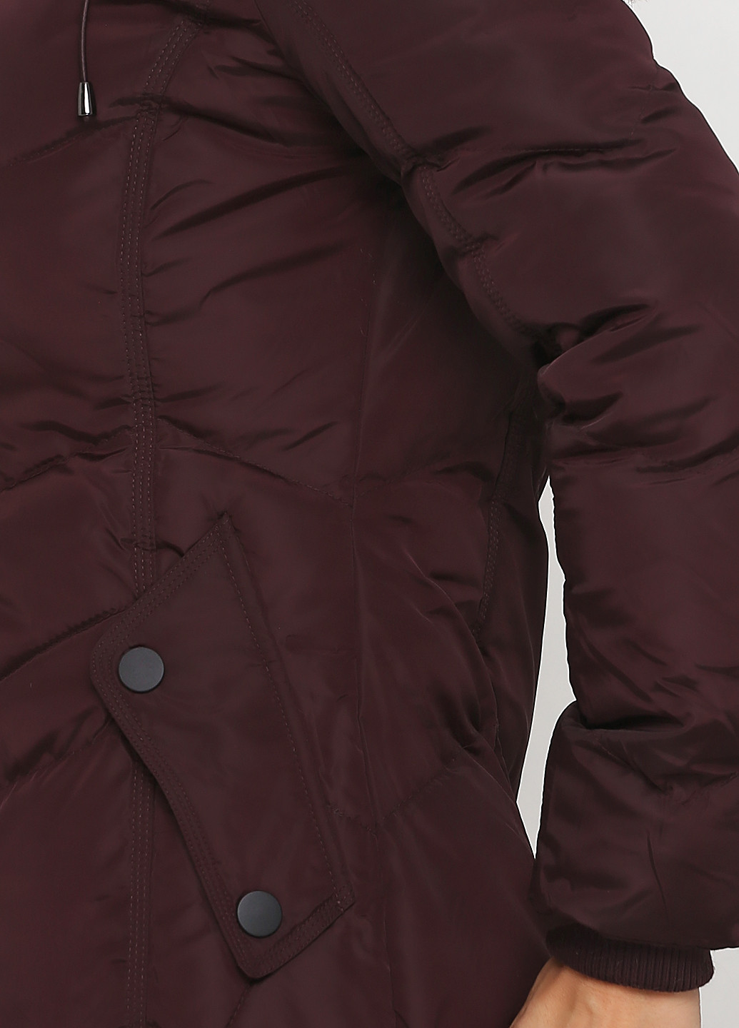 Бордовая зимняя куртка Madoc Jeans